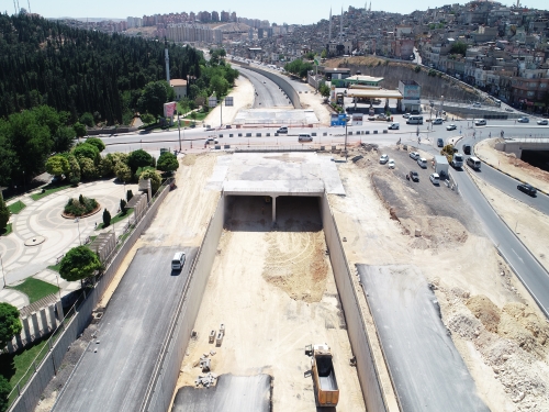 Mezarlık Kavşağındaki Köprü İnşaatında sona yaklaşıldı. 