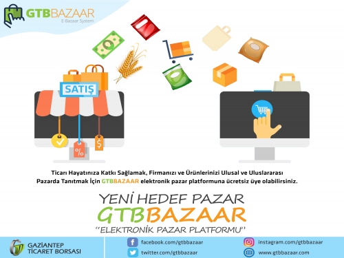 GTB BAZAAR E-Ticaret ağını genişletiyor. 