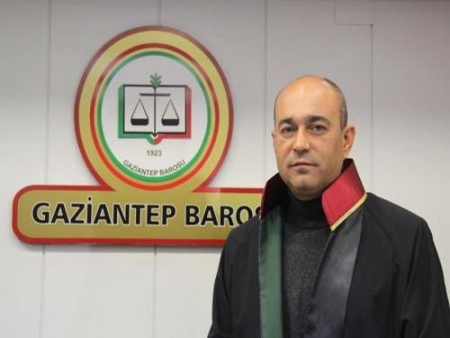 Gaziantep Barosu Başkanlığına bir kez daha Bektaş Şarklı seçildi.