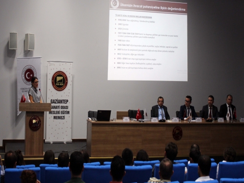 GSO-MEM ,de Dış Ticaret Bilgilendirme semineri düzenlendi. 