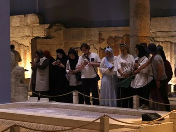 Zeugma Mozaik Müzesi bayramda ziyaretçi akınına uğradı
