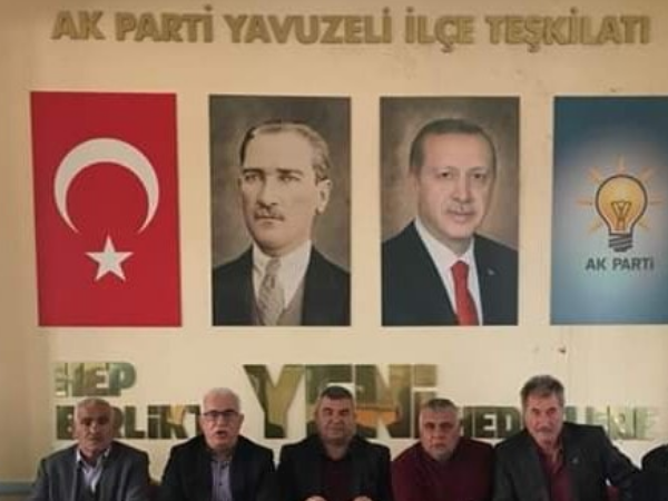 AK PARTİ ESKİ İL BAŞKAN YARDIMCISI CUMA REYHAN VE ANAVATAN PARTİSİ GAZİANTEP  İL BAŞKANI VAKIF DEMİR. 