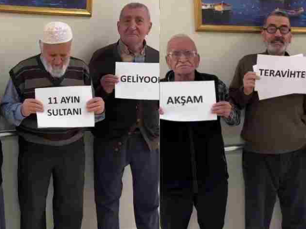 Gaziantep’te Alzheimer Merkezi’nde gülümseten Ramazan görüntüleri